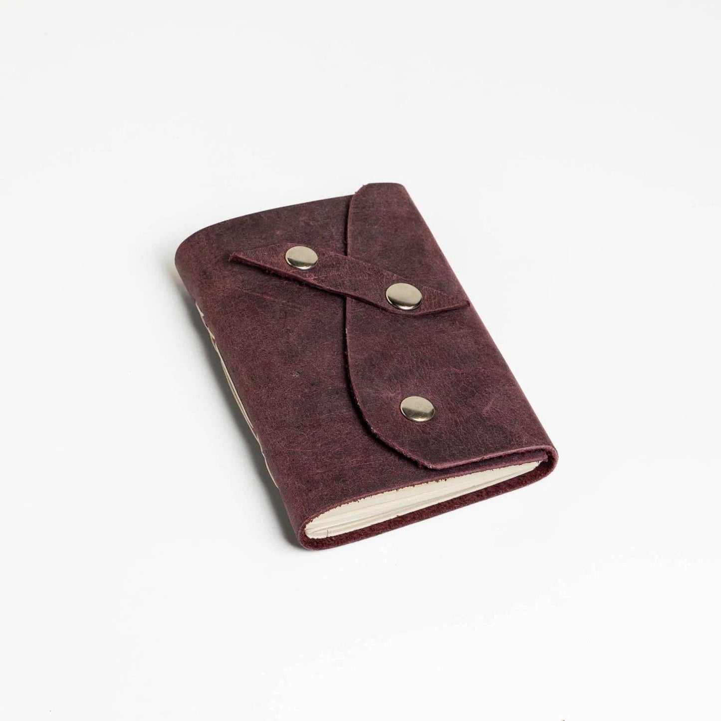 EternaMuhan A7 Teal Leather Journal – Pocket-Sized Haven for Your Thoughts - EternaMuhan