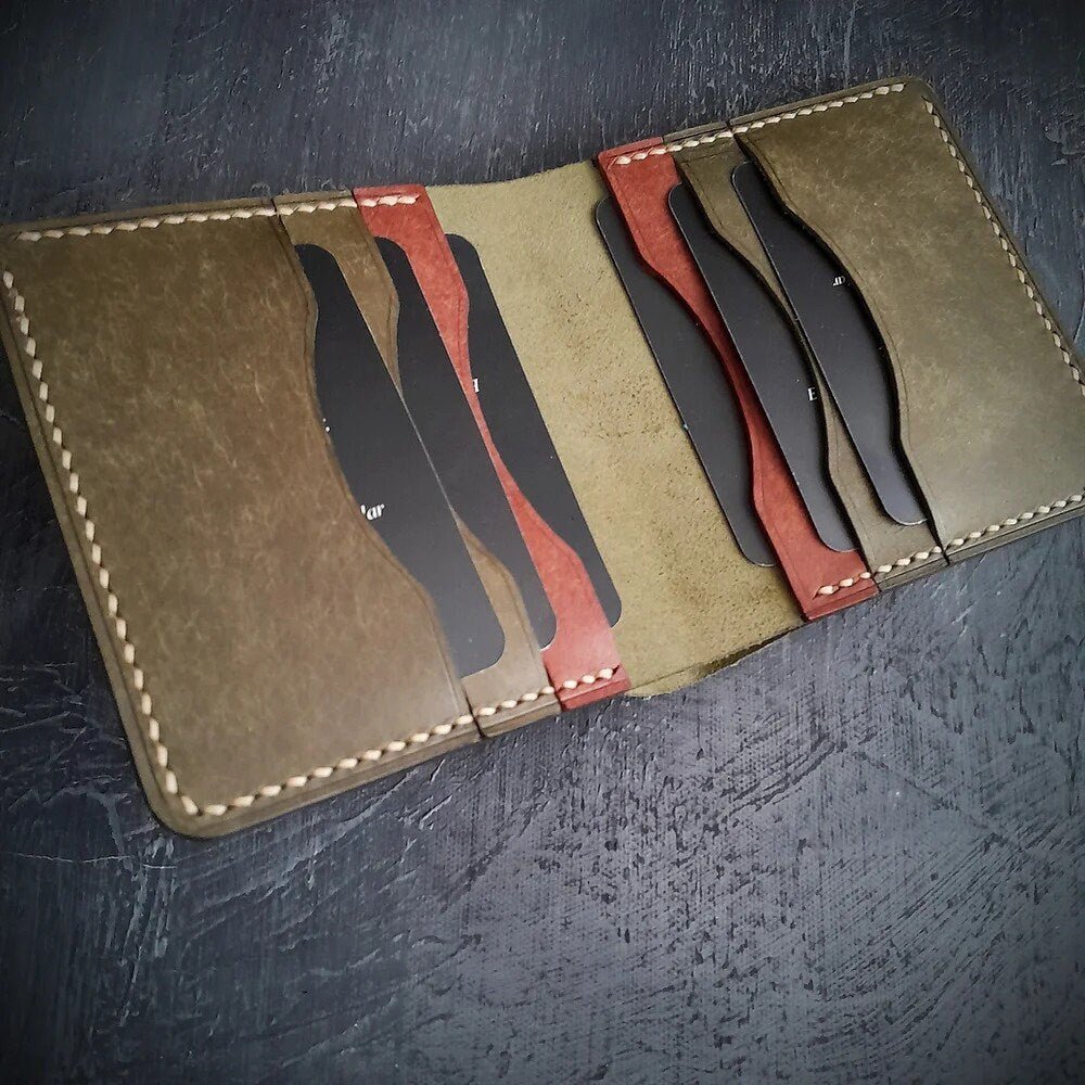 EternaMuhan Artisan Cardholder Wallet - Sleek Design, Luxurious Leather - EternaMuhan