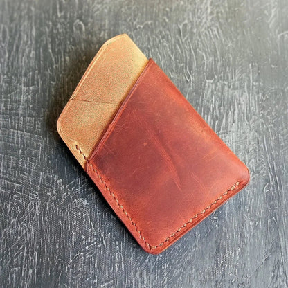 EternaMuhan Artisan Leather Card Holder Wallet - Compact Elegance for the Minimalist - EternaMuhan