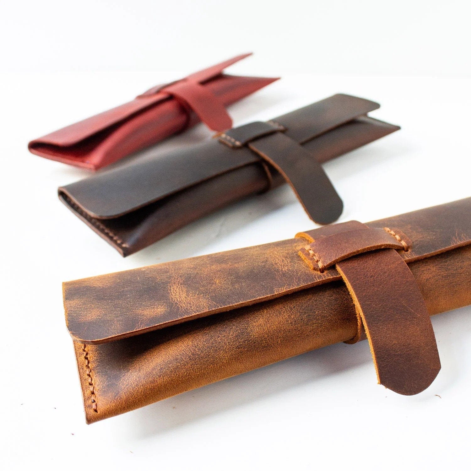 EternaMuhan Artisanal Leather Pen Holder – The Scribe's Essential Companion - EternaMuhan