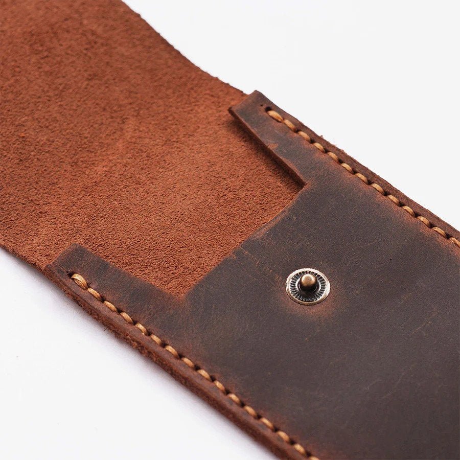 EternaMuhan Deluxe Leather Pen Holder Wallet - Crafted for Creatives - EternaMuhan