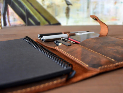 EternaMuhan Premium Leather Agenda Organizer - Your Personal Time Capsule - EternaMuhan