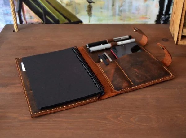 EternaMuhan Premium Leather Agenda Organizer - Your Personal Time Capsule - EternaMuhan