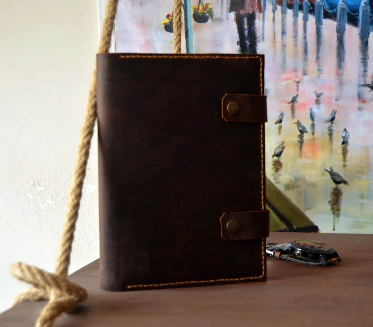 EternaMuhan Premium Leather Agenda Organizer - Your Personal Time Capsule - EternaMuhan