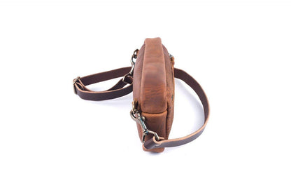 Premium Saddle Leather Fanny Pack - Compact & Stylish Hip Bag for the Modern Explorer | EternaMuhan Signature - EternaMuhan